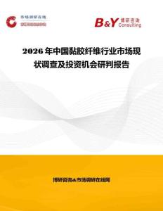 2026年中國黏膠纖維行業(yè)市場現(xiàn)狀調(diào)查及投資機(jī)會研判報告