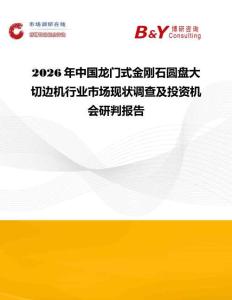 2026年中國龍門式金剛石圓盤大切邊機行業市場現狀調查及投資機會研判報告