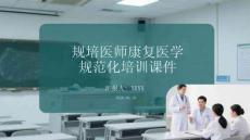 規培醫師康復醫學規范化培訓課件