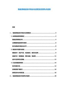 氫能源儲運技術(shù)商業(yè)化進程及投資熱點追蹤