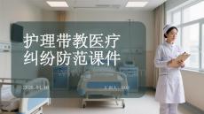 護理帶教醫療糾紛防范課件
