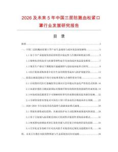 2026及未來5年中國三層防濺血松緊口罩行業發展研究報告