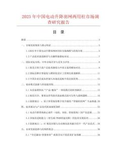 2025年中國電動升降羽網兩用柱市場調查研究報告