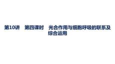 2027屆高三生物一輪復習課件：第3單元　第10講　第四課時　光合作用與細胞呼吸的聯系及綜合運用