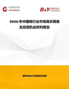 2026年中國鐃行業市場現狀調查及投資機會研判報告