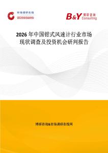 2026年中國鉗式風速計行業市場現狀調查及投資機會研判報告