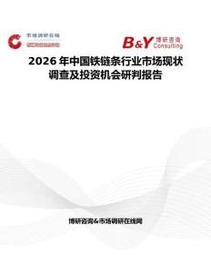 2026年中國鐵鏈條行業市場現狀調查及投資機會研判報告
