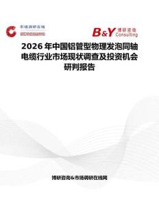 2026年中國鋁管型物理發泡同軸電纜行業市場現狀調查及投資機會研判報告