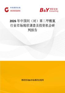 2026年中國間（對）苯二甲酰氯行業(yè)市場現(xiàn)狀調(diào)查及投資機會研判報告