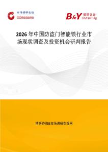 2026年中國防盜門智能鎖行業市場現狀調查及投資機會研判報告