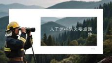 人工巡護防火要點課件