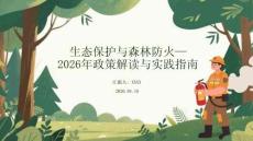 生态保护与森林防火2026年政策解读与实践指南