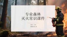 專業森林滅火常識課件