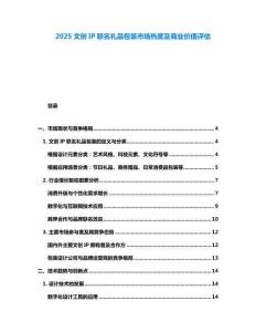 2025文創IP聯名禮品包裝市場熱度及商業價值評估
