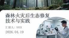 森林火灾后生态修复技术与实践