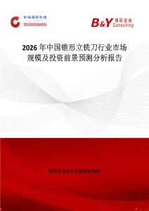 2026年中國錐形立銑刀行業市場規模及投資前景預測分析報告