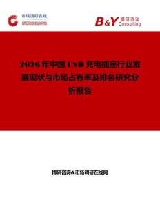 2026年中國USB充電插座行業發展現狀與市場占有率及排名研究分析報告