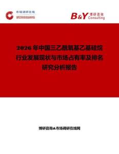 2026年中國(guó)三乙酰氧基乙基硅烷行業(yè)發(fā)展現(xiàn)狀與市場(chǎng)占有率及排名研究分析報(bào)告