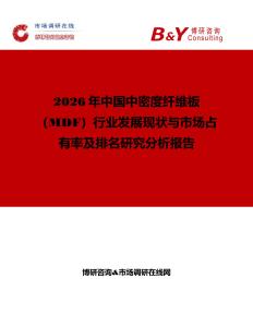 2026年中國中密度纖維板（MDF）行業發展現狀與市場占有率及排名研究分析報告