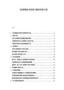 飛機(jī)維修技術(shù)標(biāo)準(zhǔn)與提高體系方案