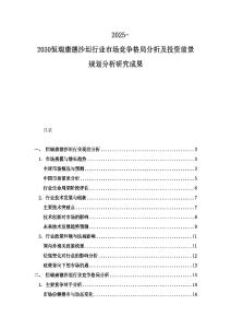 2025-2030恒瑞康德沙坦行業市場競爭格局分析及投資前景規劃分析研究成果