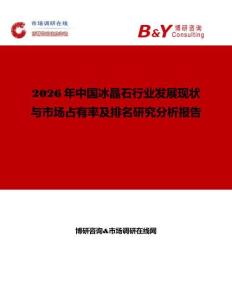 2026年中國冰晶石行業(yè)發(fā)展現(xiàn)狀與市場占有率及排名研究分析報(bào)告