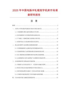 2025年中國電脈沖軋輥刻字機床市場調查研究報告