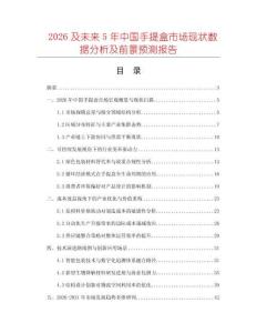 2026及未來5年中國手提盒市場現狀數據分析及前景預測報告