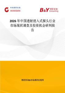 2026年中國透射浸入式探頭行業市場現狀調查及投資機會研判報告