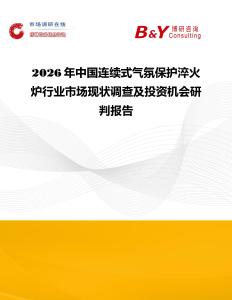 2026年中國連續式氣氛保護淬火爐行業市場現狀調查及投資機會研判報告