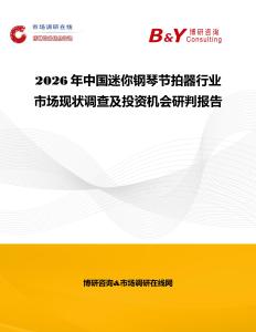 2026年中國迷你鋼琴節拍器行業市場現狀調查及投資機會研判報告