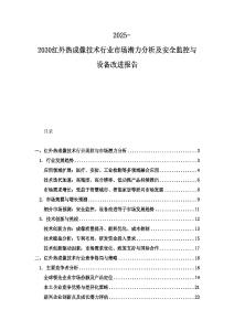 2025-2030紅外熱成像技術行業市場潛力分析及安全監控與設備改進報告