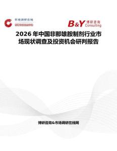 2026年中國非那雄胺制劑行業市場現狀調查及投資機會研判報告