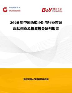 2026年中國西式小廚電行業(yè)市場現(xiàn)狀調(diào)查及投資機(jī)會研判報(bào)告