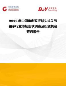 2026年中國角向雙桿球頭式關(guān)節(jié)軸承行業(yè)市場現(xiàn)狀調(diào)查及投資機(jī)會(huì)研判報(bào)告
