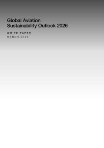 2026年全球航空可持續發展展望白皮書（英文版）