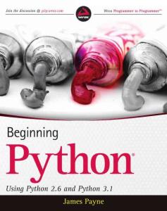 Beginning Python：Using Python 2.6 and Python 3.1
