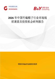 2026年中國竹編帽子行業市場現狀調查及投資機會研判報告