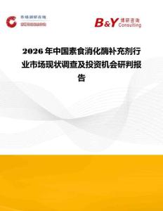 2026年中國素食消化酶補(bǔ)充劑行業(yè)市場現(xiàn)狀調(diào)查及投資機(jī)會研判報告