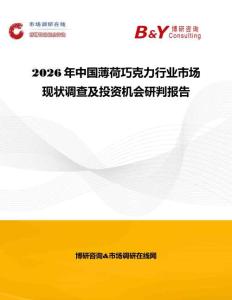 2026年中國薄荷巧克力行業市場現狀調查及投資機會研判報告