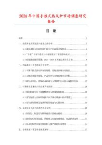 2026年中国手推式热风炉市场调查研究报告