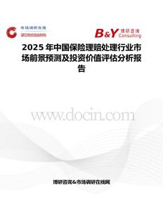 2025年中國保險理賠處理行業市場前景預測及投資價值評估分析報告