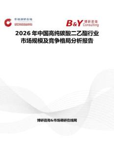 2026年中國高純碳酸二乙酯行業市場規模及競爭格局分析報告