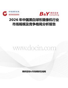 2026年中國黑白球形攝像機行業市場規模及競爭格局分析報告