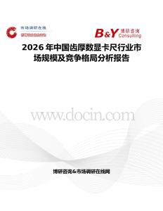 2026年中國齒厚數顯卡尺行業市場規模及競爭格局分析報告
