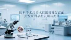 眼科手術(shù)患者術(shù)后眼部并發(fā)癥的早期識別與處理