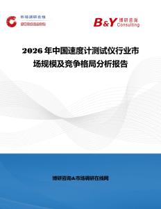 2026年中國速度計測試儀行業市場規模及競爭格局分析報告