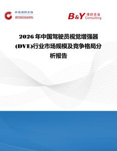 2026年中國駕駛員視覺增強器(DVE)行業(yè)市場規(guī)模及競爭格局分析報告