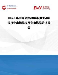 2026年中國高溫超導體(HTS)電纜行業市場規模及競爭格局分析報告