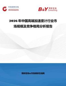 2026年中國高端加速度計行業市場規模及競爭格局分析報告